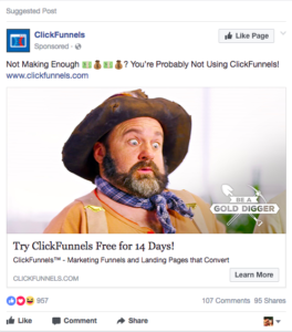 Sample of Facebook Ad